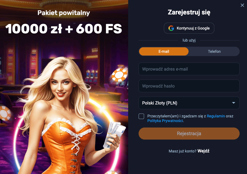 Vox Casino Rejestracja